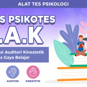 Tools Psikotes VAK - Pengukur Gaya Belajar Visual, Auditory, dan Kinesthetic - Format Excel