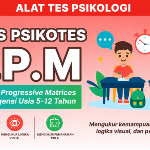 Tools Psikotes CPM - Pengukur Kemampuan Berpikir Logis Anak - Format Excel