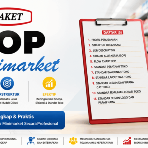 Paket SOP Minimarket – Template SOP, Flowchart, Jobdesk & Panduan Operasional Minimarket
