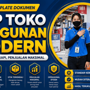 Paket SOP Toko Bangunan Modern – Template SOP Operasional Toko dan Supermarket Bahan Bangunan