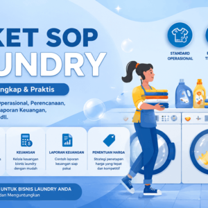 Paket SOP Laundry – Template SOP, Flowchart & Dokumen Operasional Usaha Laundry