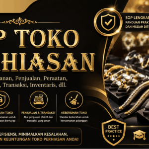 Paket SOP Toko Perhiasan – Template SOP, Flowchart & Dokumen Operasional Toko Perhiasan