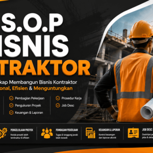 Paket SOP Bisnis Kontraktor – Template SOP, Flowchart & Dokumen Operasional Jasa Kontraktor