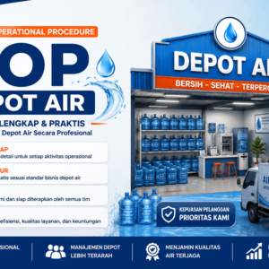 Paket SOP Depot Air Minum – Template SOP, Flowchart & Dokumen Operasional Depot Air Minum