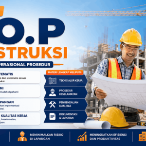 Paket SOP Konstruksi – Template SOP, Flowchart & Dokumen Operasional Konstruksi