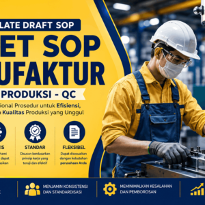 Paket SOP Manufaktur – SOP Produksi, PPIC, Quality Control & Operasional Pabrik