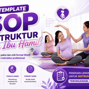 Paket SOP Instruktur Senam Bumil – Template SOP & Panduan Operasional Instruktur Senam Ibu Hamil
