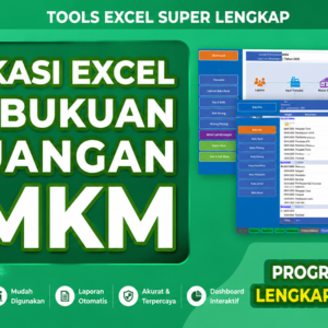 Tools Pembukuan Keuangan UMKM - Laporan Keuangan Lengkap dan Invoice - Format Excel