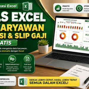Tools Data Karyawan + Absensi + Slip Gaji - HRIS dan Payroll Sederhana - Format Excel