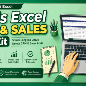 Tools CRM & Sales Tracker - Monitoring Customer dan Sales - Format Excel