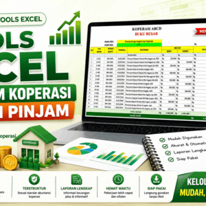 Tools Koperasi Simpan Pinjam - Akuntansi Koperasi Siap Pakai - Format Excel